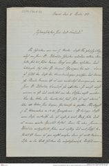 Nachlass Franz Steindachner, Brief von Gustav Schneider (senior) an Franz Steindachner (04.12.1882), Inv.Nr. 461.36, Seite 1